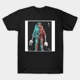 Astronaut Cutlery T-Shirt